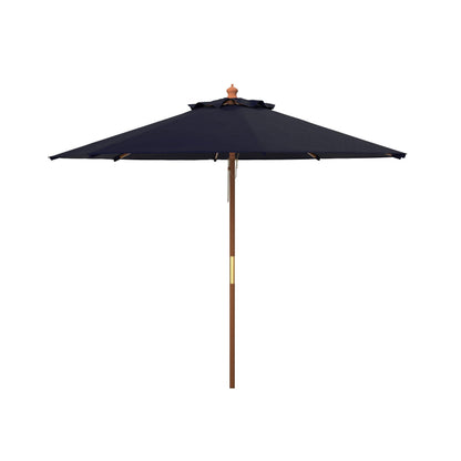 Parasol de jardin Glauca de SAFAVIEH, 3,35 m (11 pieds), avec poulie en bois