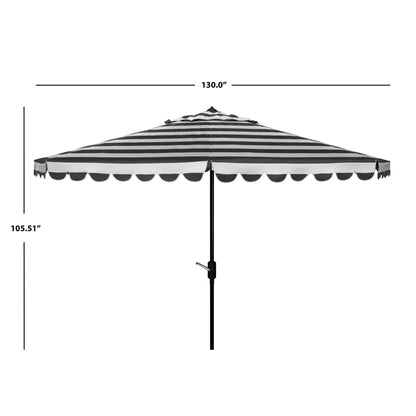 Parasol rond de jardin Jaylee de 3,35 m (11 pieds) de SAFAVIEH