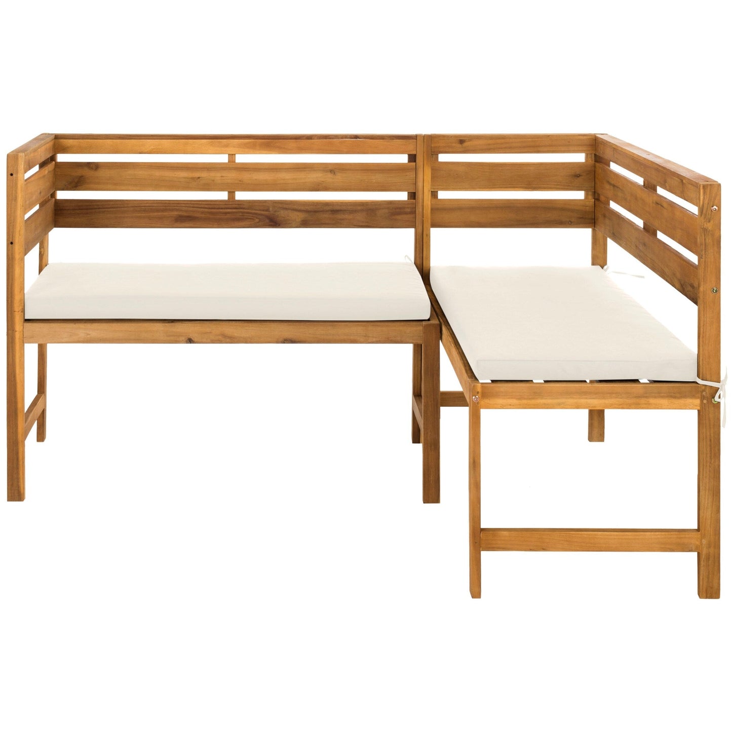 Ensemble de salon d'extérieur d'angle pour balcon Kenna 3 pièces de SAFAVIEH - 39L x 19P x 33H (mesures en pouces)