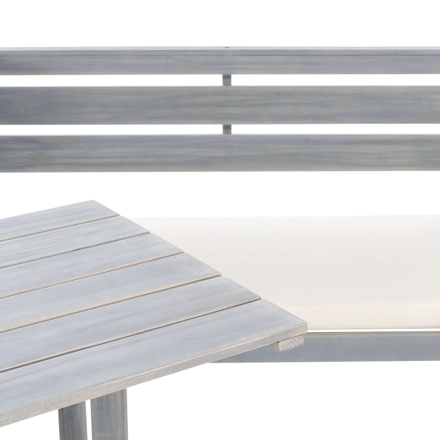 Ensemble de salon d'extérieur d'angle pour balcon Kenna 3 pièces de SAFAVIEH - 39L x 19P x 33H (mesures en pouces)