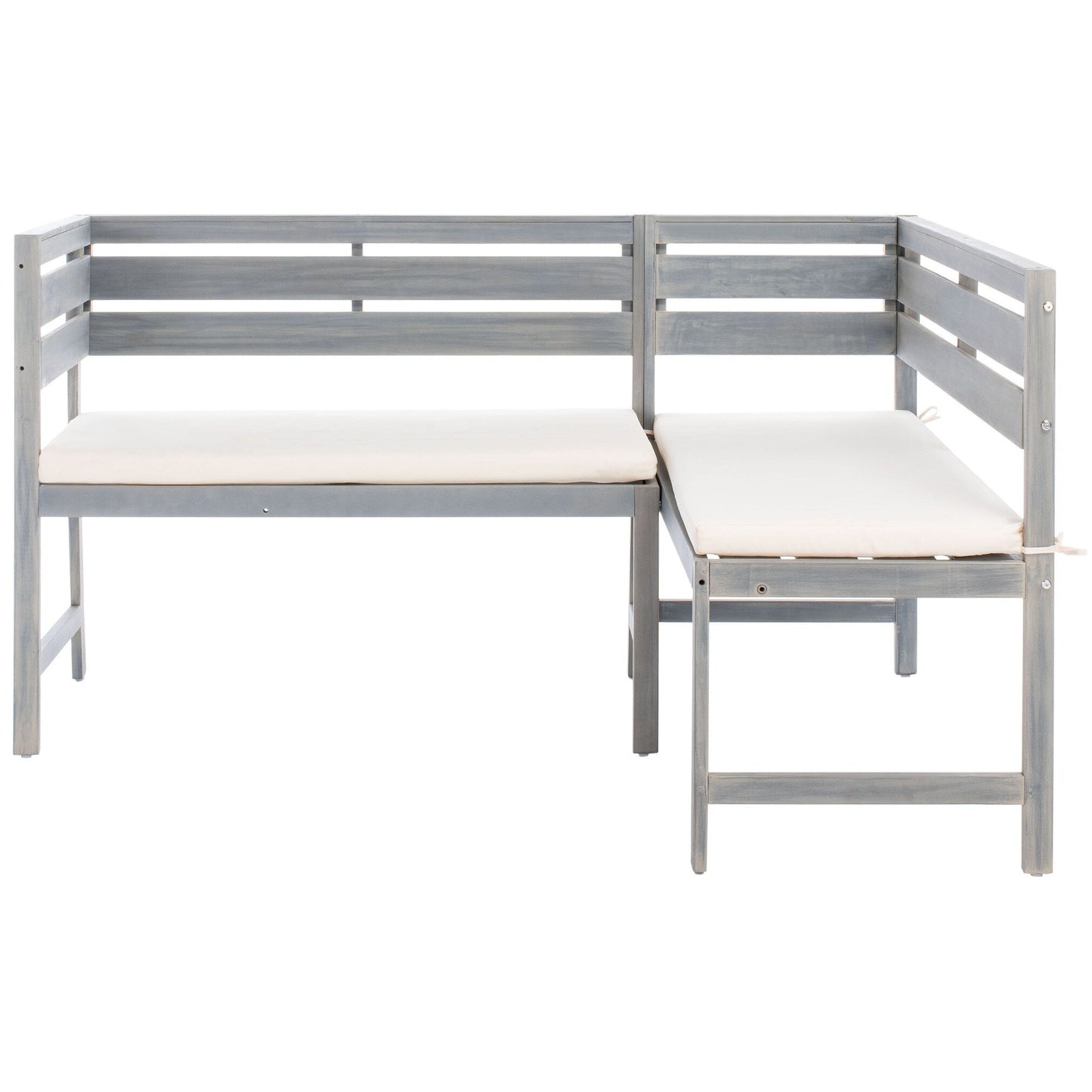 Ensemble de salon d'extérieur d'angle pour balcon Kenna 3 pièces de SAFAVIEH - 39L x 19P x 33H (mesures en pouces)