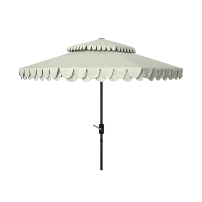 Parasol de jardin SAFAVIEH Kjerstin Valance 9 pieds à double toit