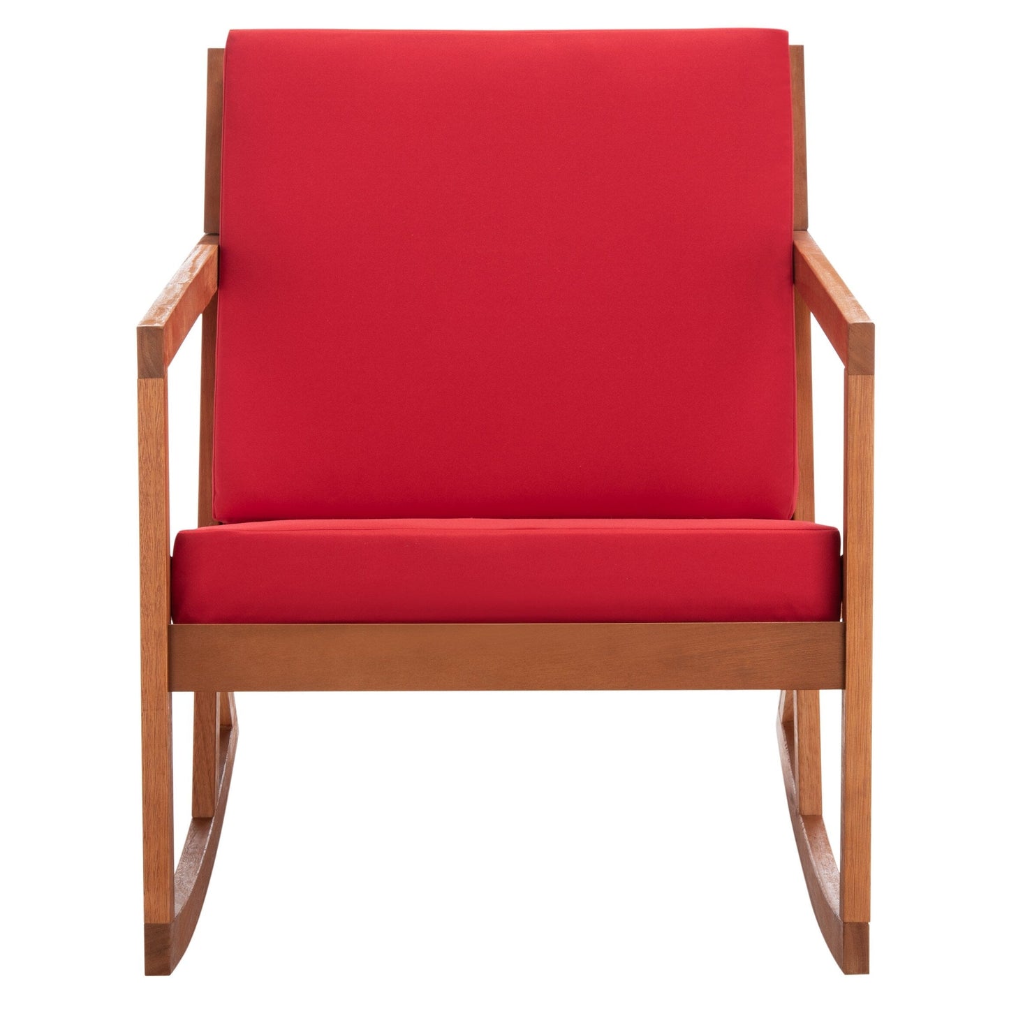 Chaise à bascule d'extérieur Makaila de SAFAVIEH avec coussin - 66L x 79P x 97H (cm)