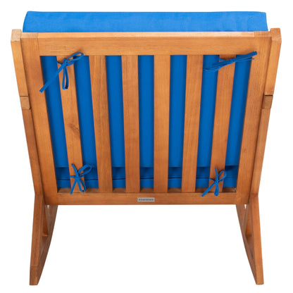 Chaise à bascule d'extérieur Makaila de SAFAVIEH avec coussin - 66L x 79P x 97H (cm)