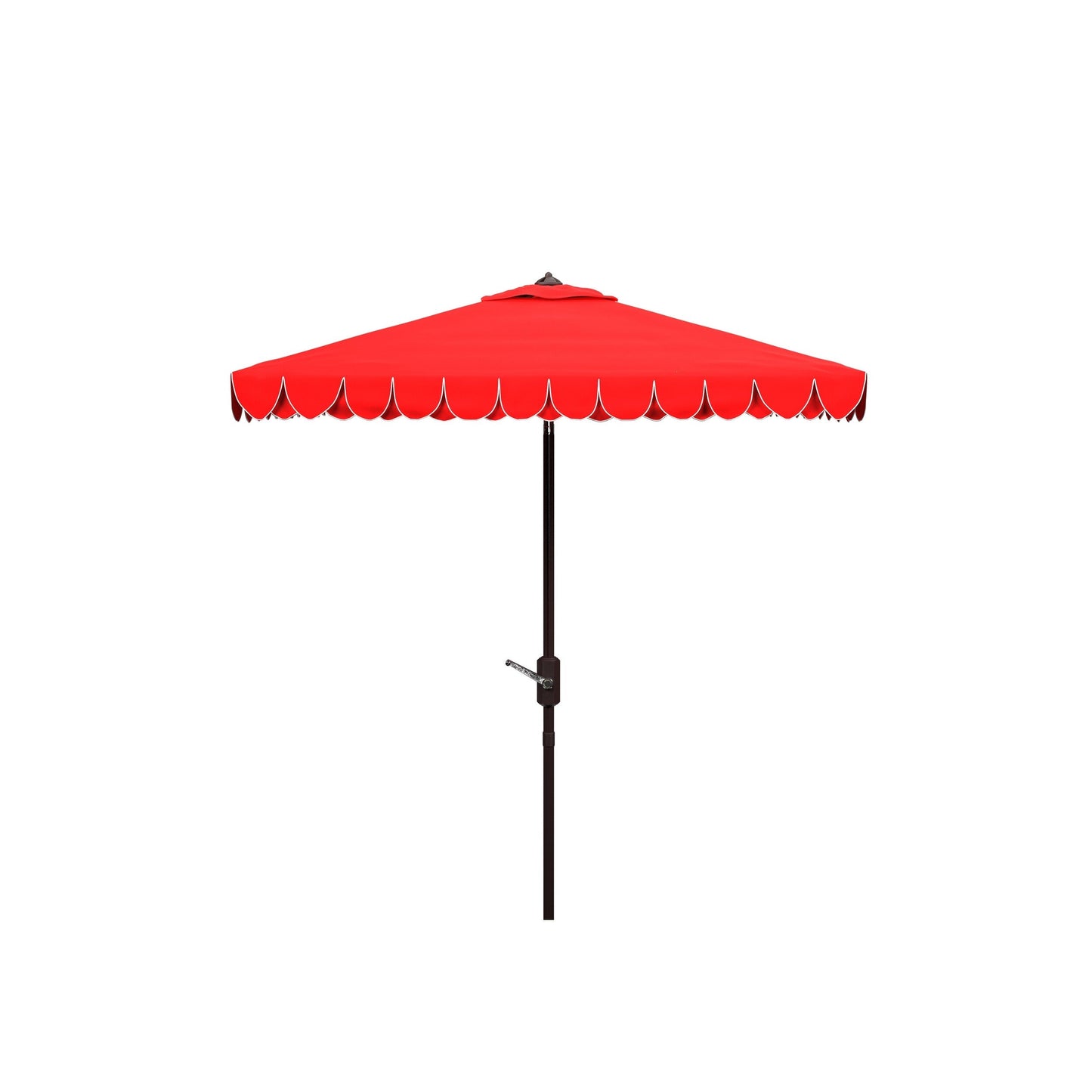 Parasol carré de 7,5 pieds pour extérieur, modèle Naima Valance de SAFAVIEH