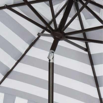 Parasol rond de 3,35 m (11 pieds) de la ligne de mode Outdoor Sidse de SAFAVIEH
