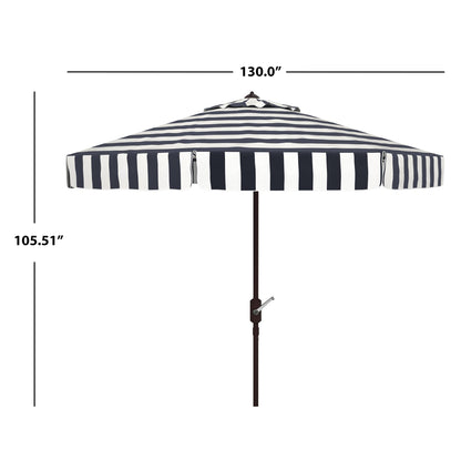 Parasol rond de 3,35 m (11 pieds) de la ligne de mode Outdoor Sidse de SAFAVIEH