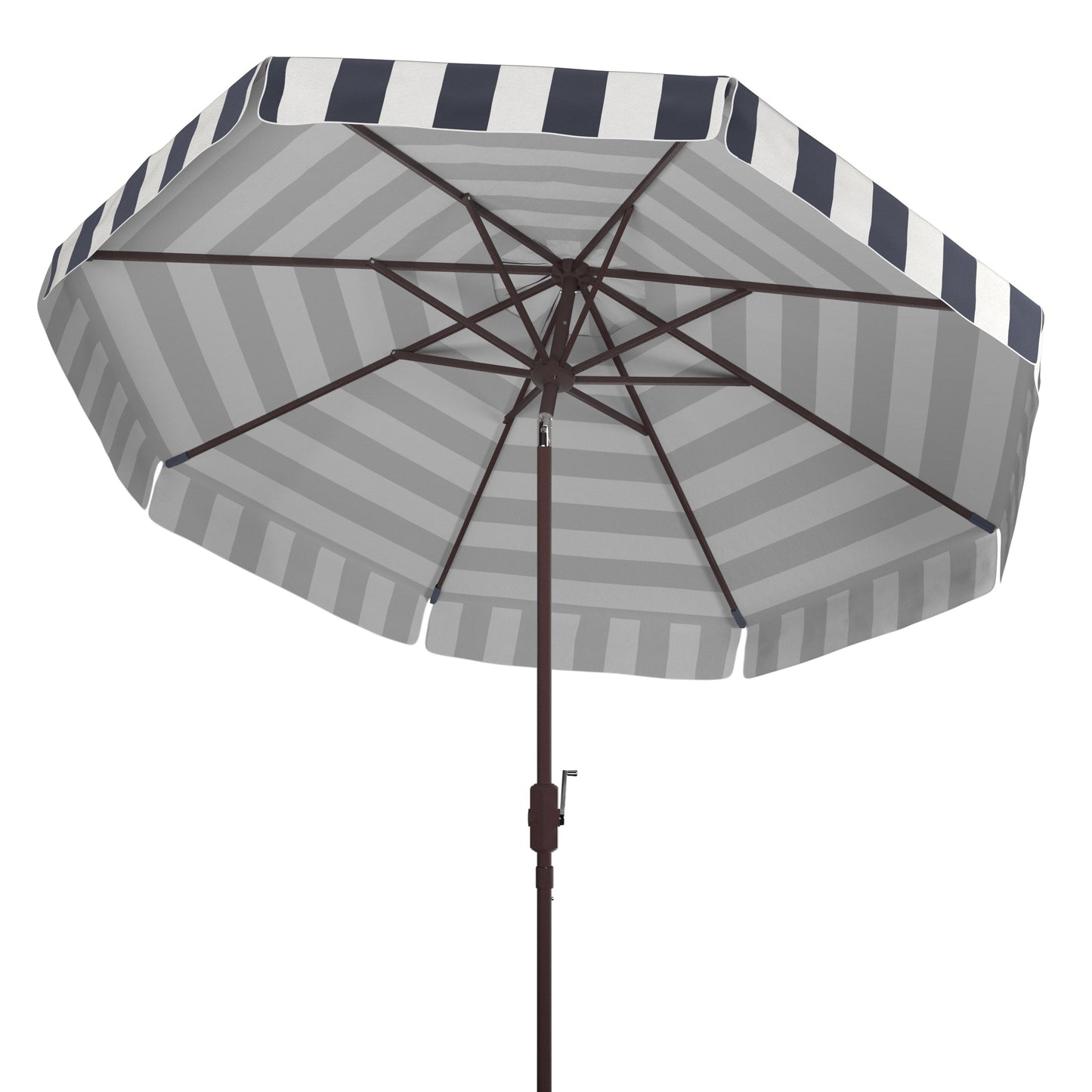 Parasol rond de 3,35 m (11 pieds) de la ligne de mode Outdoor Sidse de SAFAVIEH