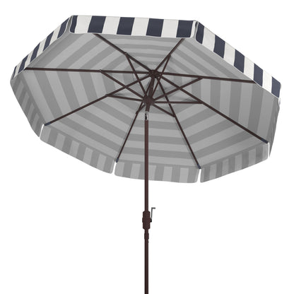 Parasol rond de 3,35 m (11 pieds) de la ligne de mode Outdoor Sidse de SAFAVIEH