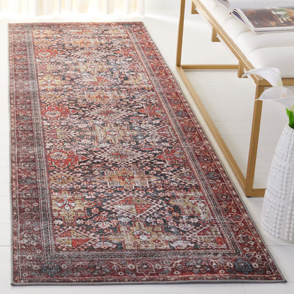 SAFAVIEH Tucson Machine Washable Slip Resistant Eldora Traditional Rug
