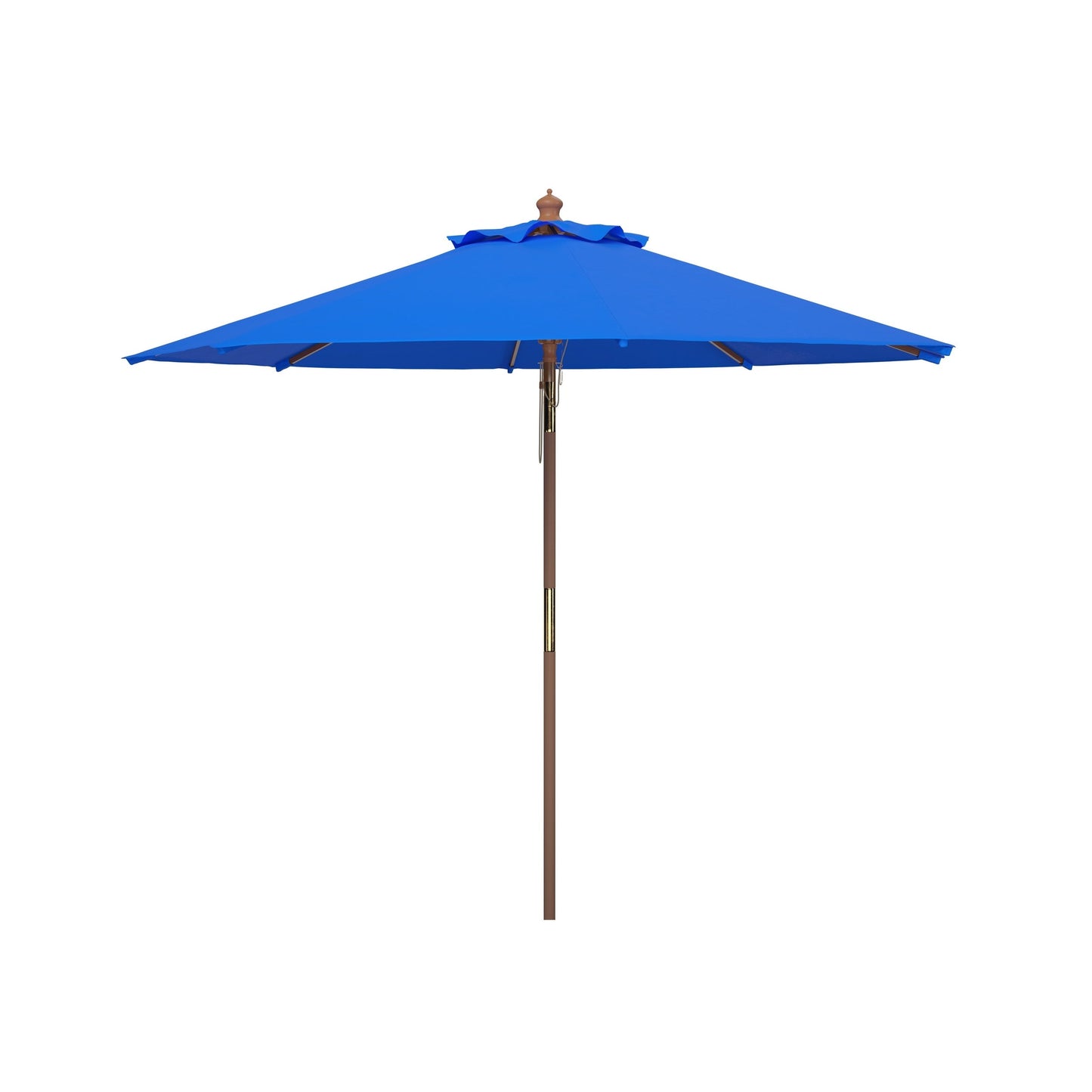 Parasol d'extérieur en bois Zlatana de 2,7 m (9 pieds) de SAFAVIEH