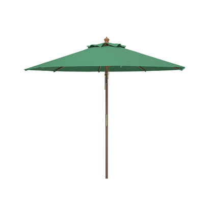 Parasol d'extérieur en bois Zlatana de 2,7 m (9 pieds) de SAFAVIEH