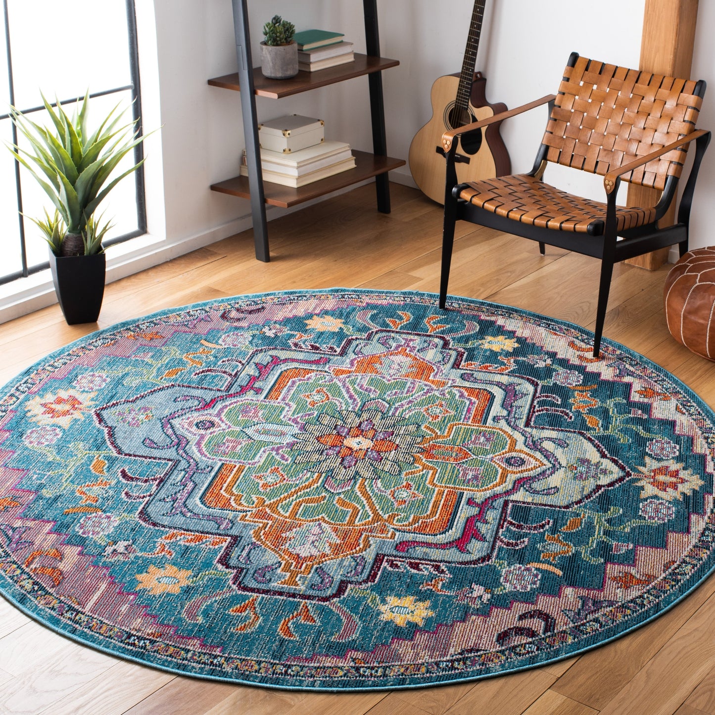 SAFAVIEH, Crystal Naimat Vintage Boho Medallion Rug