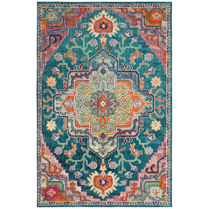 SAFAVIEH, Crystal Naimat Vintage Boho Medallion Rug