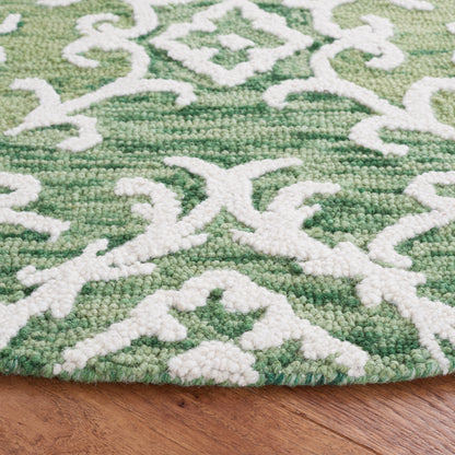 SAFAVIEH, Handmade Blossom Vesela Modern Floral Wool Rug