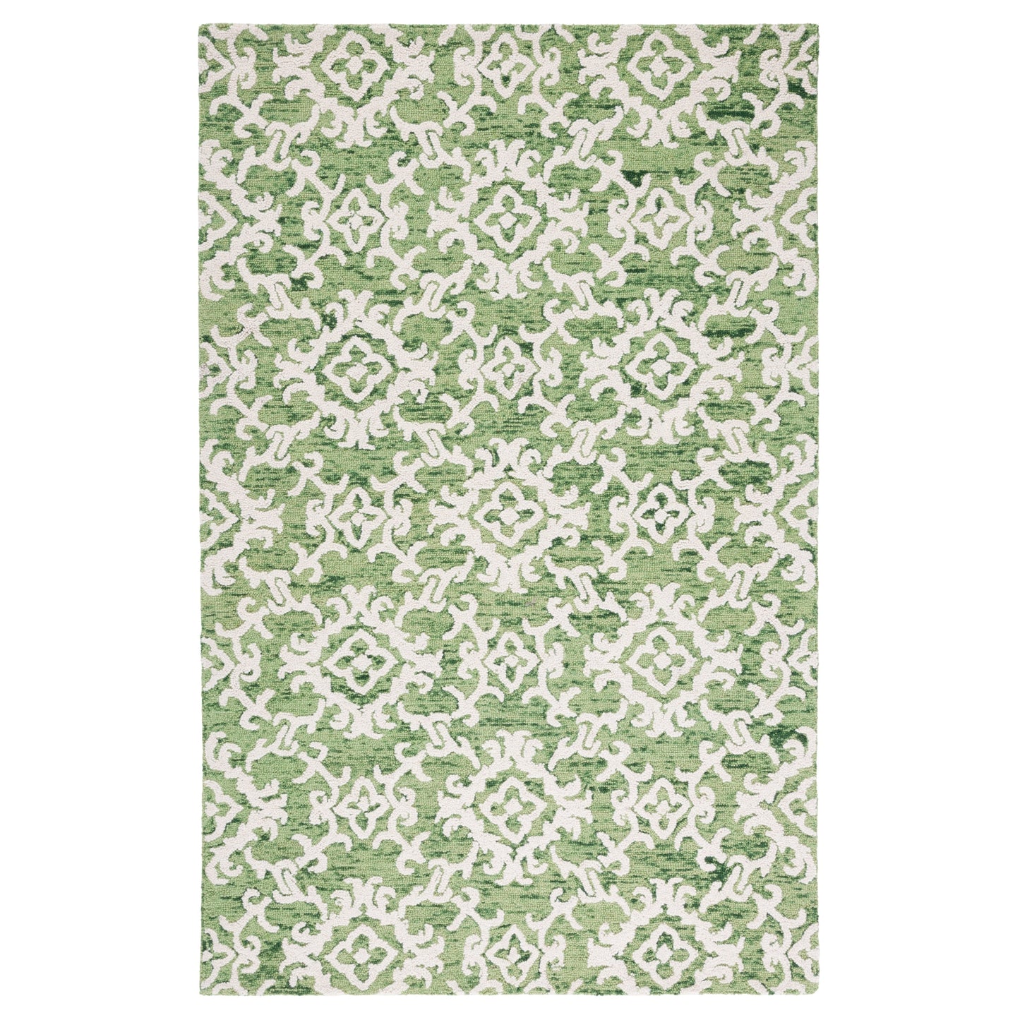 SAFAVIEH, Handmade Blossom Vesela Modern Floral Wool Rug