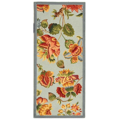 SAFAVIEH, Handmade Chelsea Jurendine French Country Floral Wool Rug