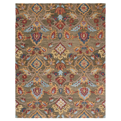 SAFAVIEH, Handmade Marietje Blossom French Country Wool Area Rug