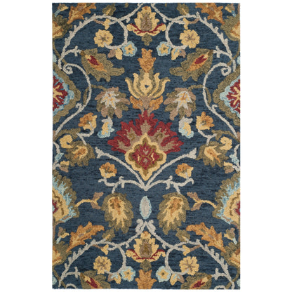SAFAVIEH, Handmade Marietje Blossom French Country Wool Area Rug