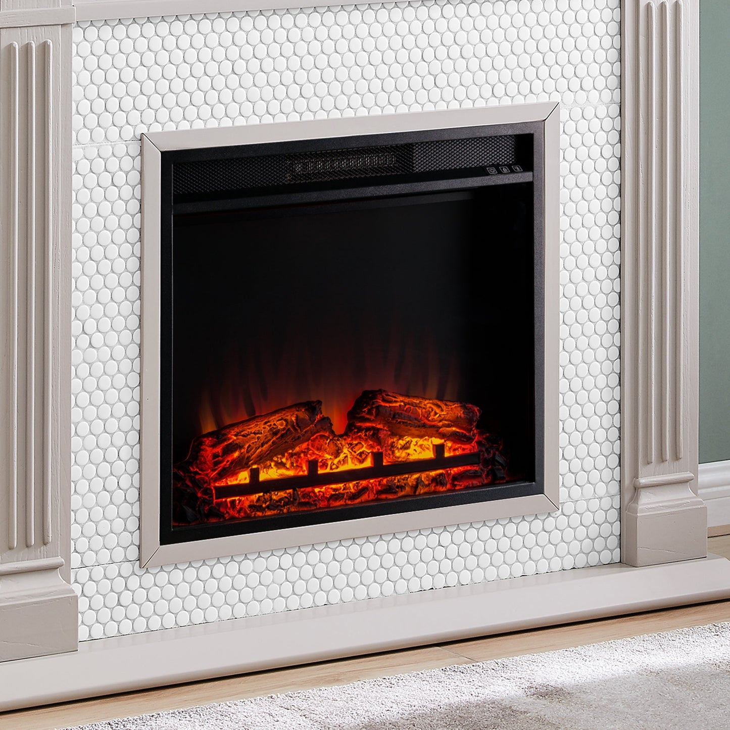 Insert de foyer électrique SEI Furniture 23 Base avec télécommande