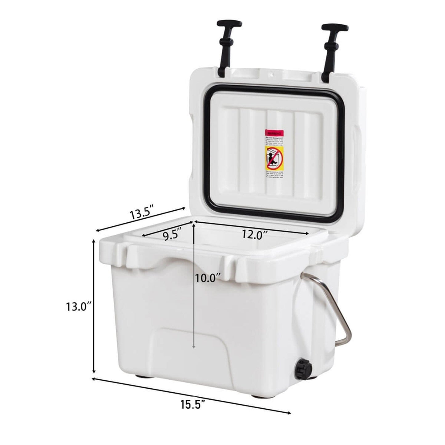 SKTAKOL Glacière isotherme portable 16 quarts, étanche, 24 boîtes de glace - Voir les détails