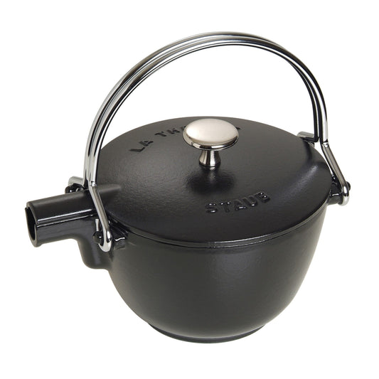 Bouilloire à thé ronde en fonte STAUB, 1 quart