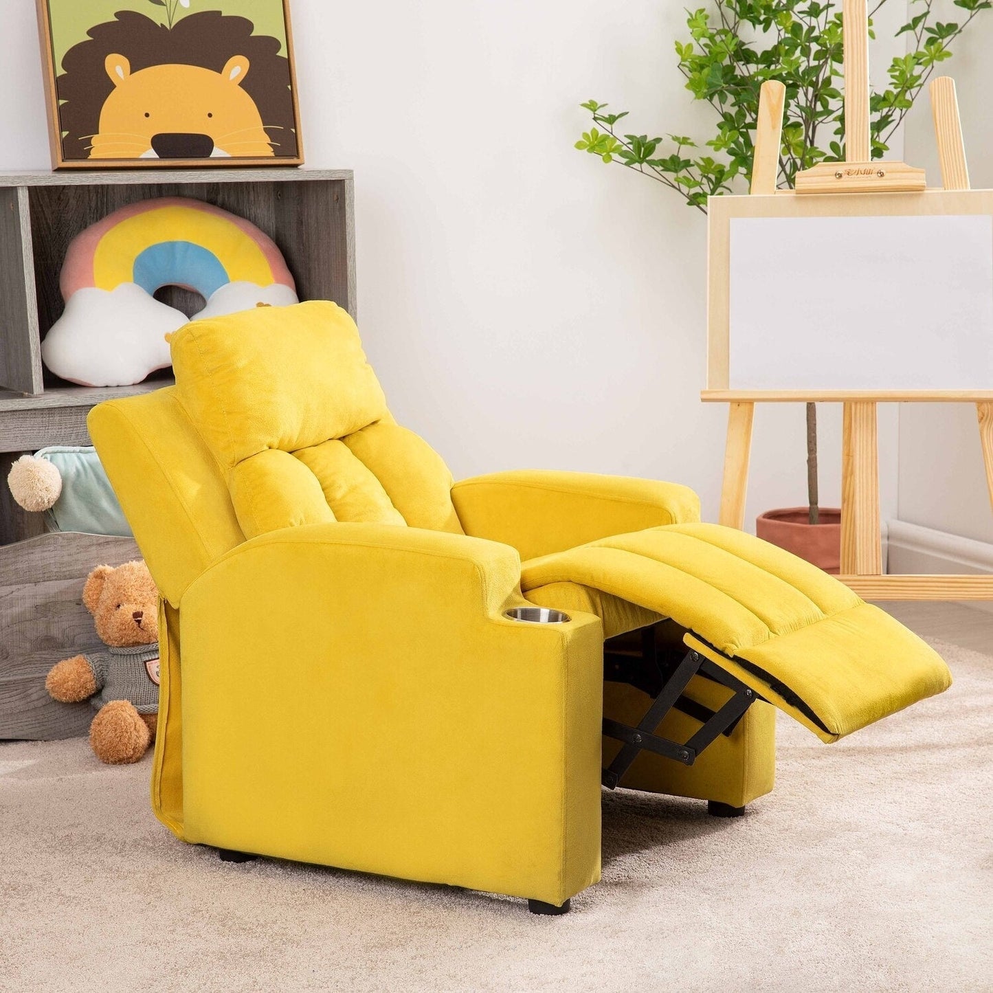 Magic Seats pour Super-héros et Princesses, Fauteuil Reclinable Super Deluxe pour Enfants avec Repose-Pieds, Repose-Tête et 2 Porte-Gobelets