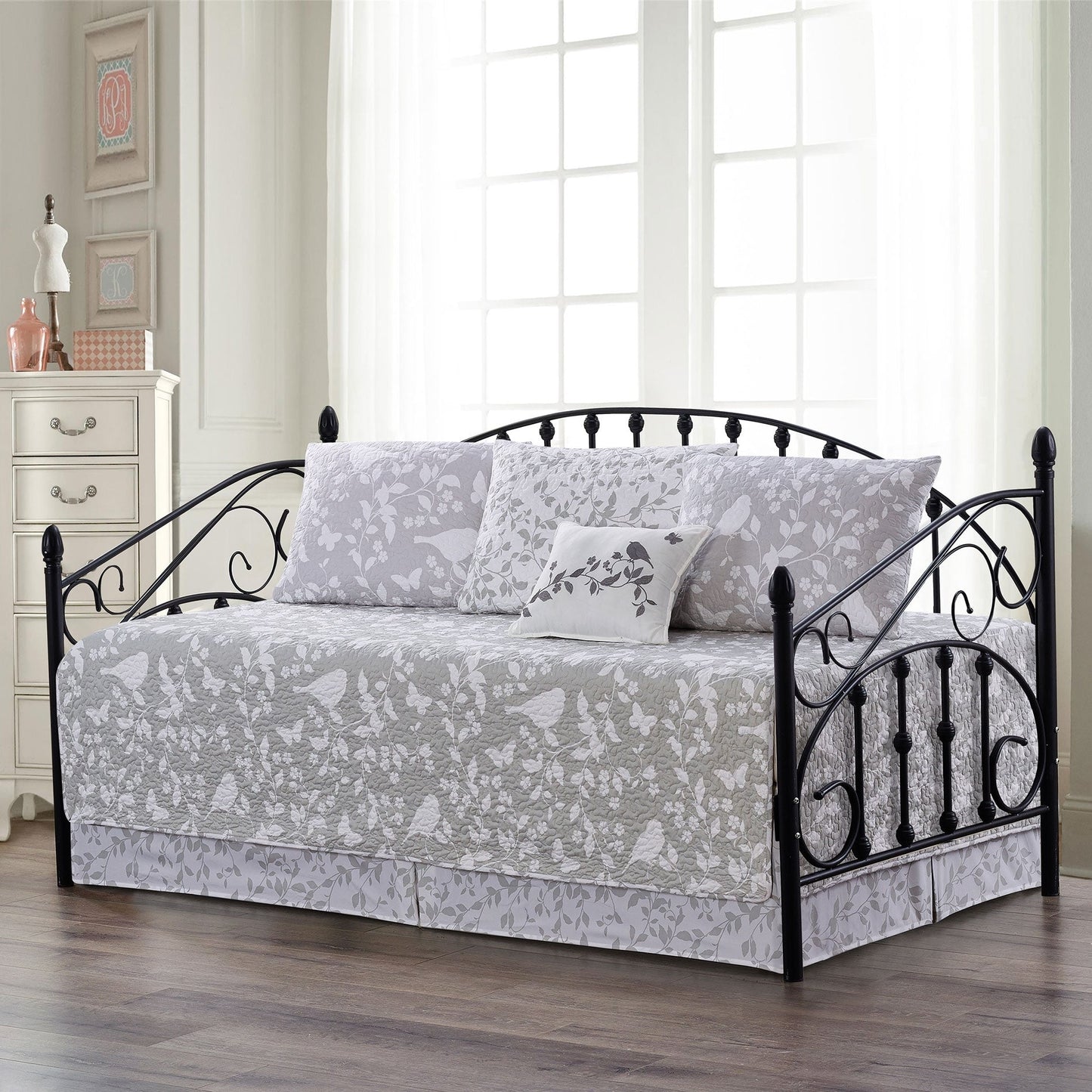 Serenta 6 Piece Cotton Blend Daybed Bedspread Coverlet Set - 75 x 39