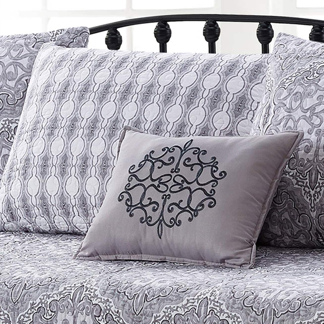 Serenta 6 Piece Cotton Blend Daybed Bedspread Coverlet Set - 75 x 39
