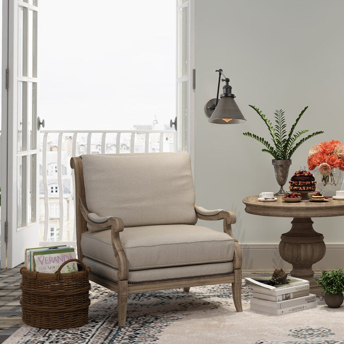 Malryn Lot de 2 appliques murales modernes à bras oscillant réglables, à brancher ou à câbler