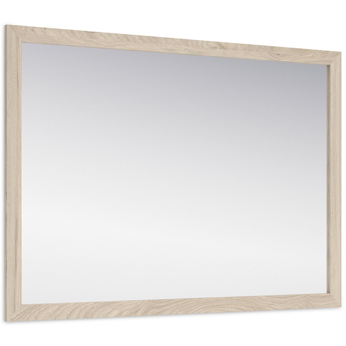 Miroir de chambre à coucher Cadmori beige de Signature Design by Ashley - Brun - 98,7 cm L x 3,3 cm P x 70,3 cm H