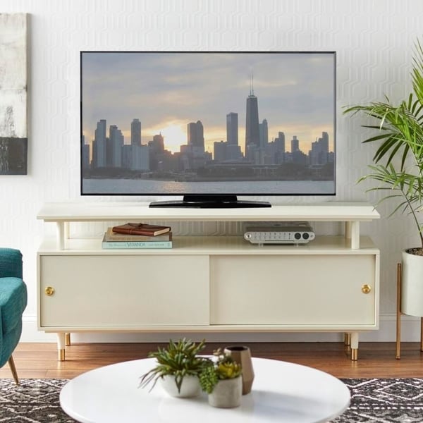 Meuble TV en bois Simple Living Margo, style moderne du milieu du siècle