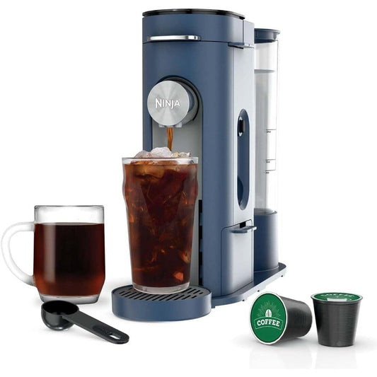 Machine à café pour une seule tasse, compatible avec les K-Cups, réservoir de 56 oz, tailles de préparation de 6 à 24 oz, option café glacé.