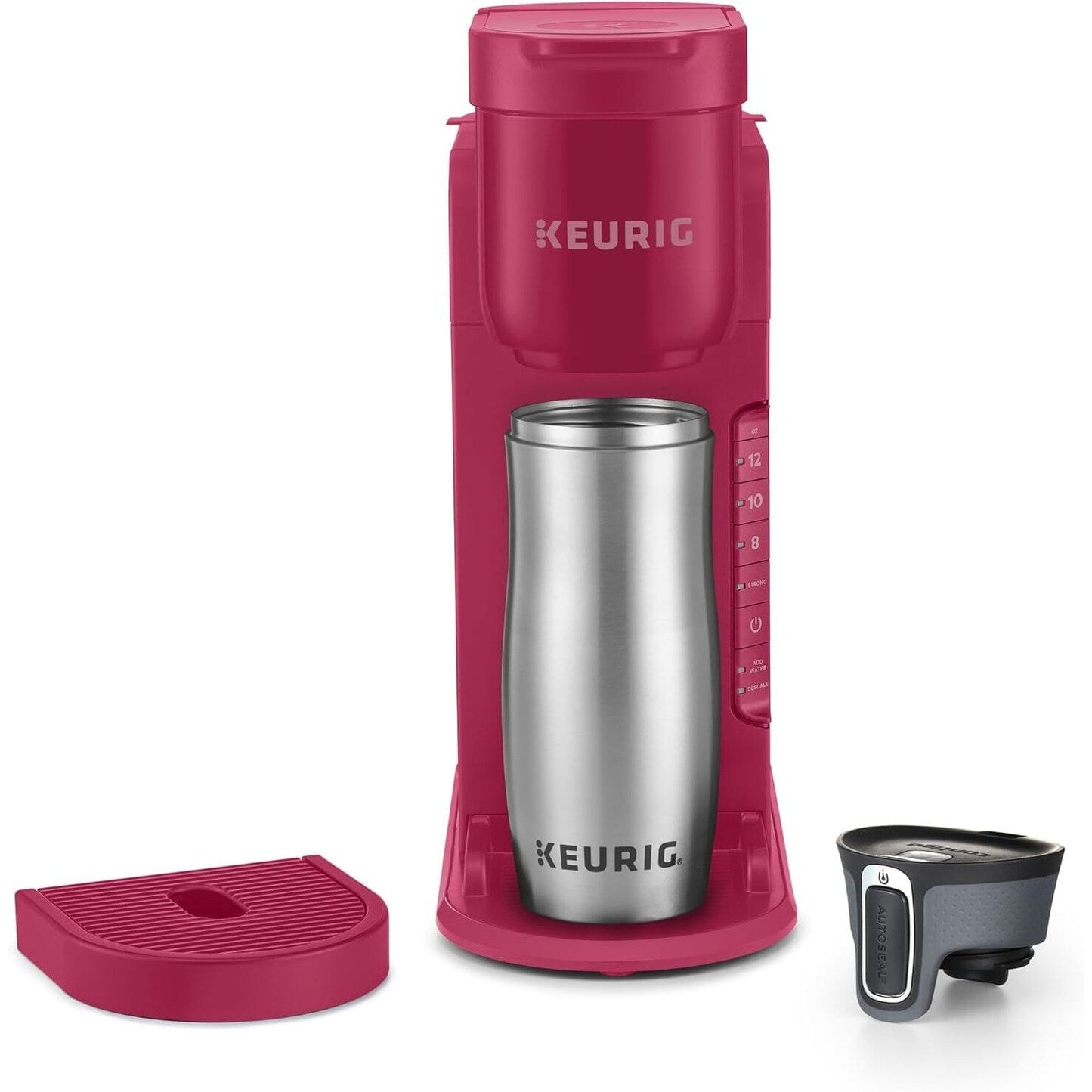 Machine à café à dosettes K-Cup pour une seule tasse, 3 tailles de café, café fort, réservoir de 42 oz, Island Berry