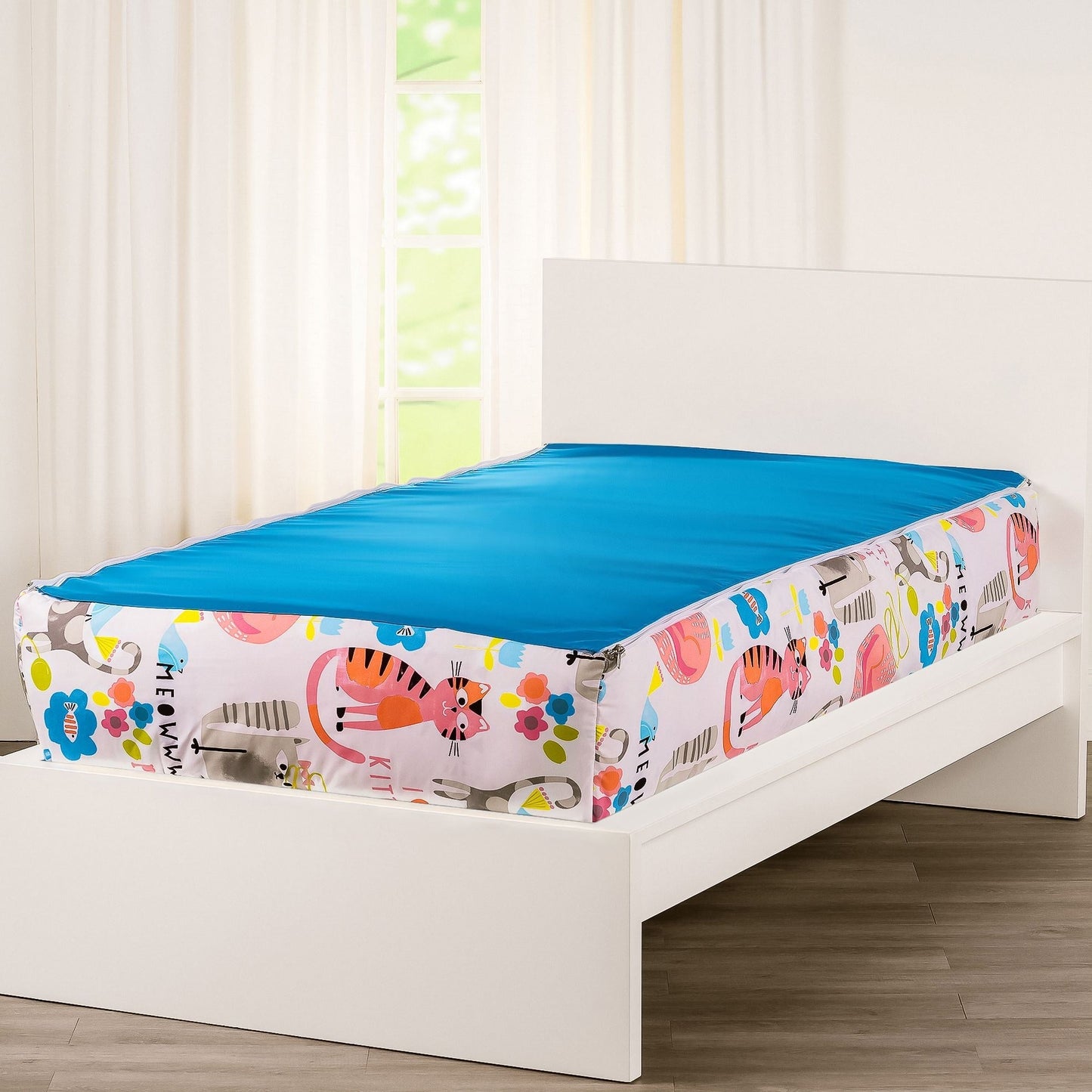 Ensemble de literie Siscovers I Heart Cats Bunkie Deluxe avec fermeture éclair