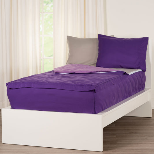 Ensemble de literie Siscovers Purple Bunkie Deluxe avec fermeture éclair