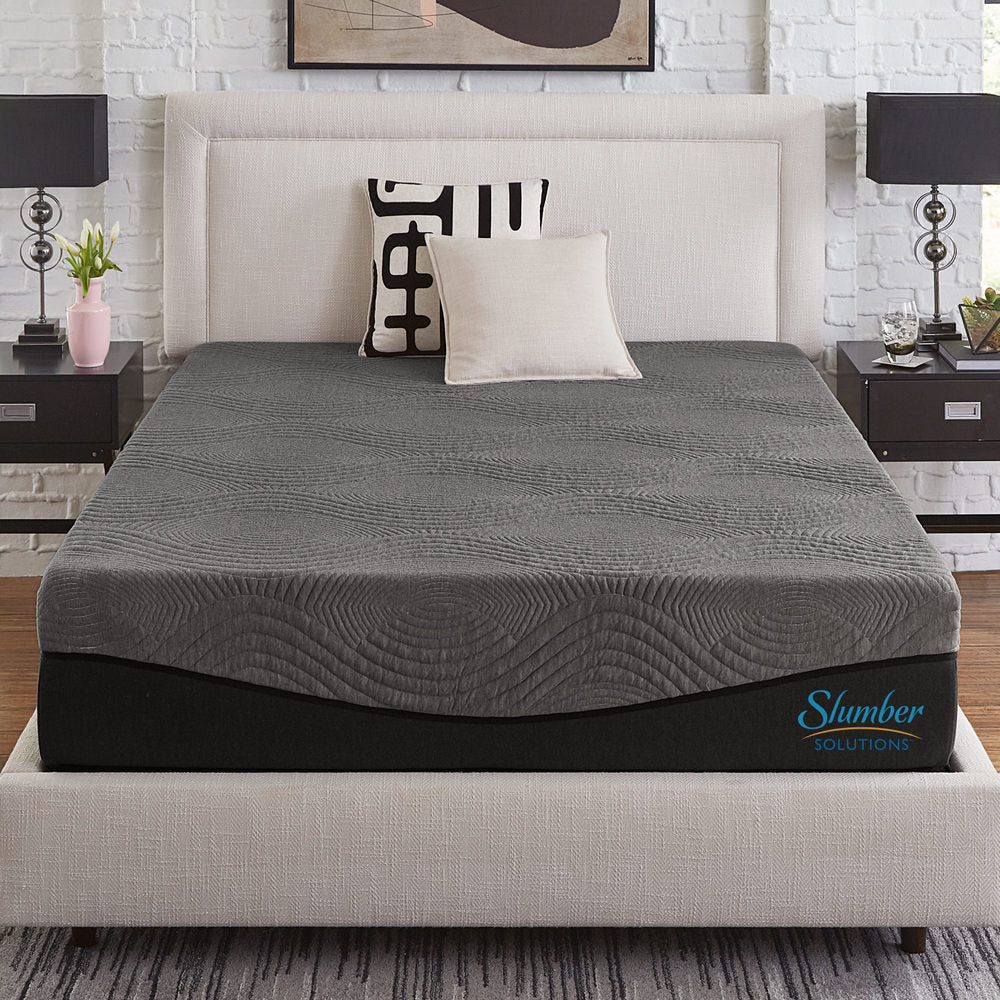 Matelas en mousse à mémoire de forme au charbon actif de 30 cm (12 pouces) Active de Slumber Solutions