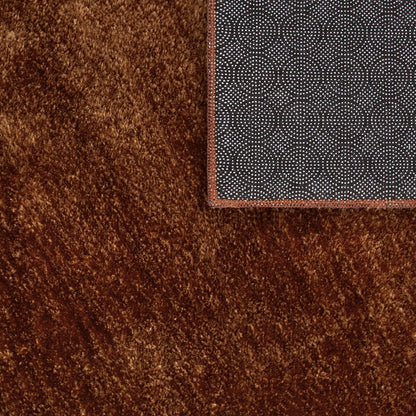 Soft Washable Area Rug with Anti-Slip Backing in solid Colors