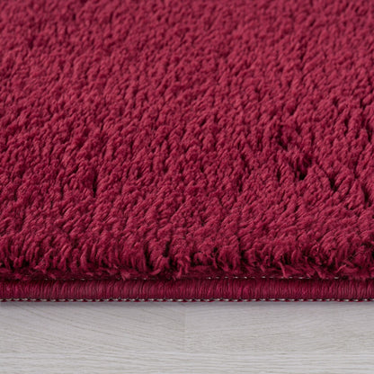 Soft Washable Area Rug with Anti-Slip Backing in solid Colors