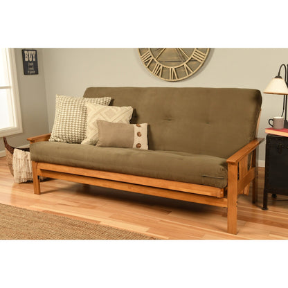 Somette Matelas de futon de remplacement de taille double en mousse haute densité et à ressorts uniquement (cadre non inclus)