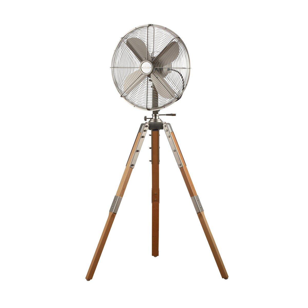 Ventilateur sur pied Star Fans Star Tripod 16 pouces avec pieds en bois