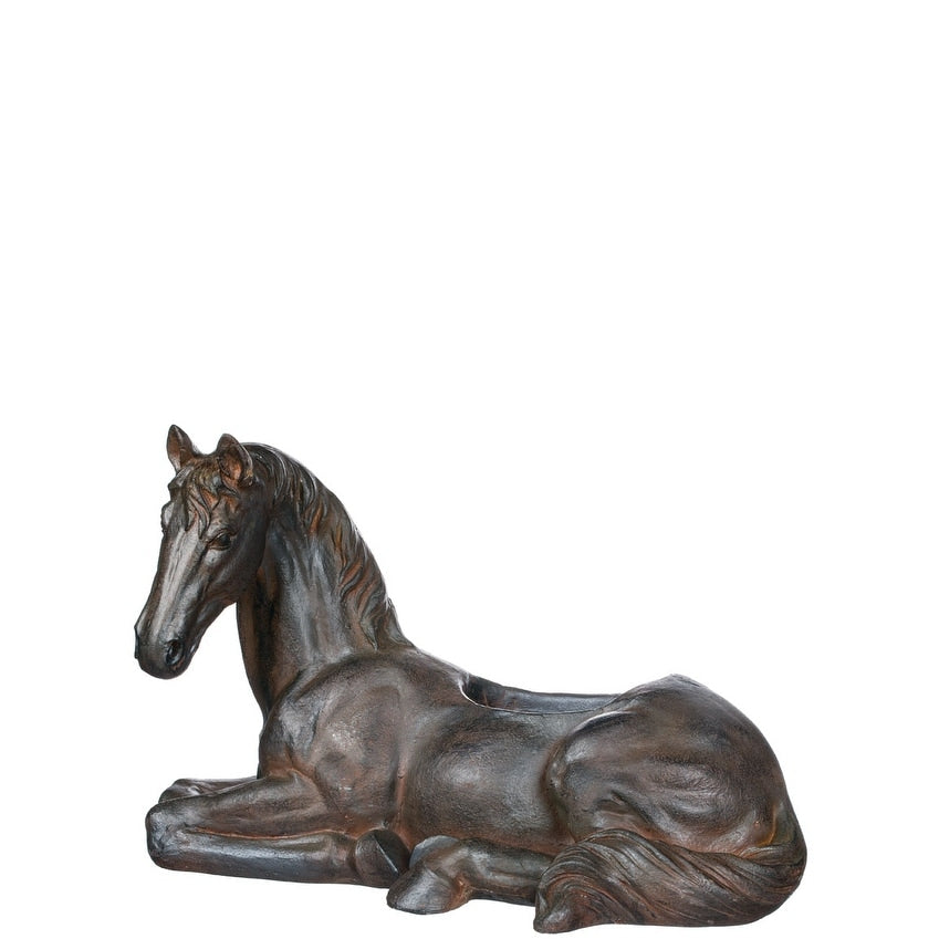 Vase Cheval de Sullivan 16H Bronze - 24L x 14l x 16H