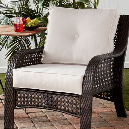 Ensemble de coussins d'extérieur Sunbrella Premium pour assise profonde, 2 pièces