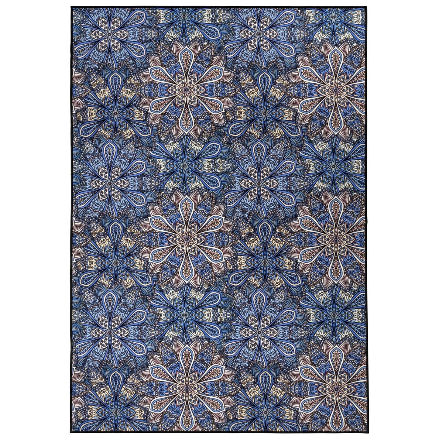 Superior Cassidy Floral Boho Non-Slip Indoor Outdoor Area Rug