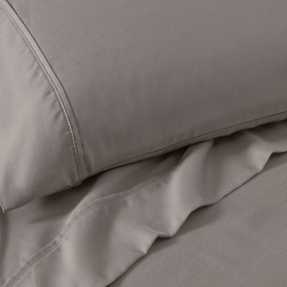 Superior Cotton Blend 1200 Thread Count Solid Deep Pocket Bed Sheet Set