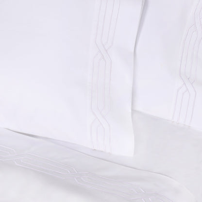 Jeu de draps uni en coton égyptien supérieur, 1200 fils, respectueux de l'environnement.