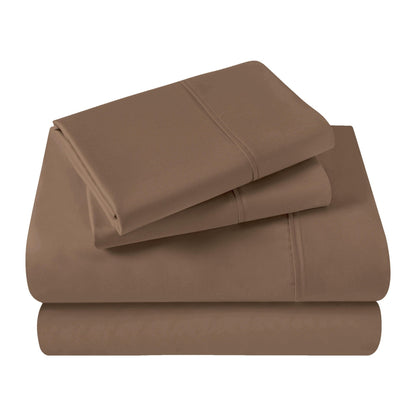 Superior Egyptian Cotton 400 Thread Count Solid Deep Pocket Bed Sheet Set