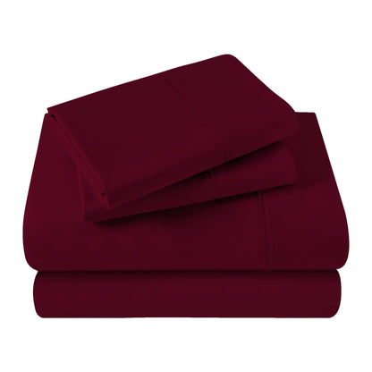 Superior Egyptian Cotton 400 Thread Count Solid Deep Pocket Bed Sheet Set