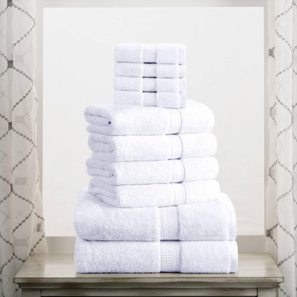 Superior Egyptian Cotton Pile Heavyweight 10-Piece Towel Set