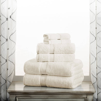 Superior Egyptian Cotton Pile Heavyweight 6-Piece Towel Set